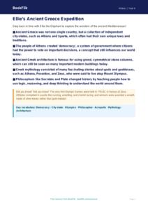 Free Ancient Greece Poster | Class 4 | Social Studies / History | BookFlik
