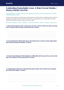 Black History Month Lesson Plan for Class 5 | CBSE Social Studies