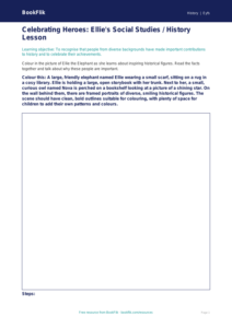 Free Black History Month Colouring Page | Nursery / LKG | Social Studies / History | BookFlik