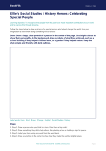 Free Black History Drawing Sheet | Nursery / LKG | Social Studies / History | BookFlik