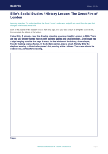 Great Fire of London Learning Activity for Nursery & LKG | CBSE Curriculum