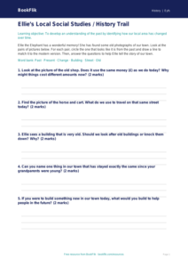 Free Local History Activity Sheet | Nursery / LKG | Social Studies / History | BookFlik