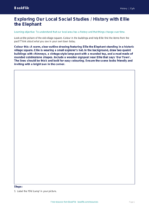 Free Local History Colouring Page | Nursery / LKG | Social Studies / History | BookFlik