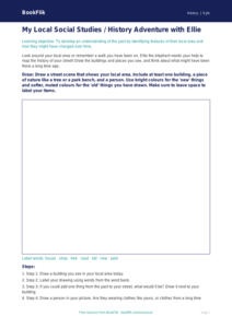 Free Local History Drawing Sheet | Nursery / LKG | Social Studies / History | BookFlik
