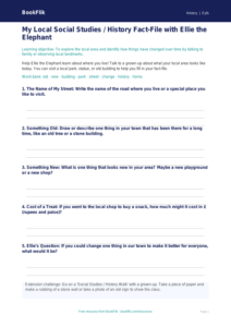 Free Local History Template | Nursery / LKG | Social Studies / History | BookFlik