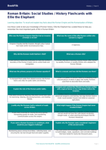 Free Romans Flashcards | Class 4 | Social Studies / History | BookFlik