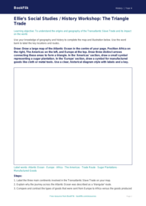 Free Slavery Drawing Sheet | Class 4 | Social Studies / History | BookFlik
