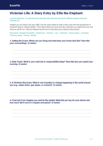 Free Victorians Template | Class 5 | Social Studies / History | BookFlik