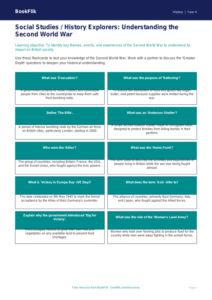 Free WW2 Flashcards | Class 4 | Social Studies / History | BookFlik
