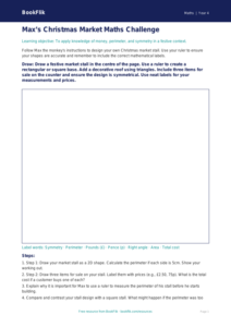 Free Christmas Maths Drawing Sheet | Class 4 | Maths | BookFlik