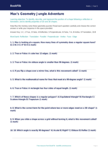 Geometry Quiz for Class 5 Maths | CBSE NCERT | BookFlik