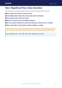 Free Place Value Poster | Class 1 | Maths | BookFlik