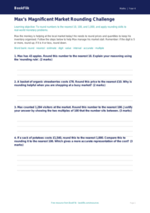 Free Rounding Template | Class 4 | Maths | BookFlik