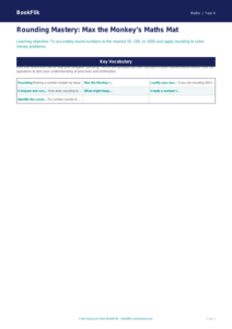 Maths rounding word mat class 4 greater depth