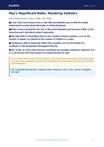 Free Statistics Poster | Class 4 | Maths | BookFlik