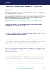 Music Composition Assessment for Class 4 | CBSE Curriculum | BookFlik