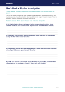 Rhythm and Beat Music Lesson | Class 4 | CBSE Resource | BookFlik