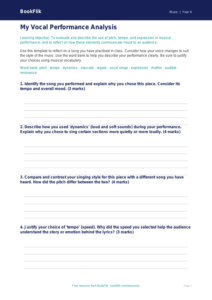 Class 4 Music: Singing and Rhythm Lesson Plan | CBSE | BookFlik