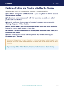 Striking and Fielding Games: Class 5 Physical Education Guide | BookFlik