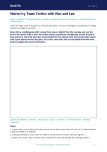 Team Games Drawing Sheet for Class 4 | CBSE Physical Education | BookFlik