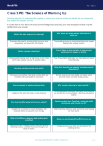 Warm Up Exercises for Class 5 | CBSE Physical Education Resources