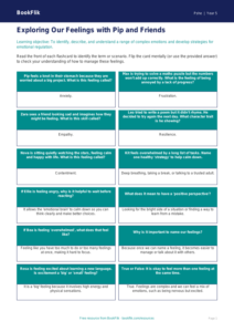 Feelings Flashcards for Class 5 | Life Skills CBSE | BookFlik
