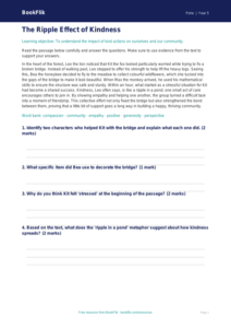 Free Kindness Comprehension | Class 5 | Life Skills | BookFlik