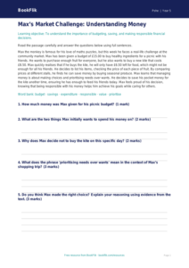 Free Money Comprehension | Class 5 | Life Skills | BookFlik