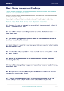 Free Money Quiz | Class 5 | Life Skills | BookFlik