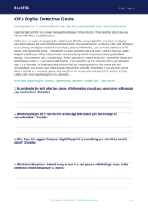 Online Safety Comprehension for Class 4 | Life Skills | BookFlik