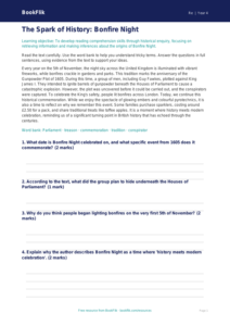 Bonfire Night Comprehension | Class 4 EVS & Moral Education | BookFlik
