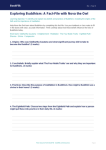 Buddhism for Class 5: Free Learning Resource | BookFlik