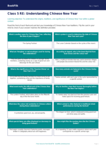 Chinese New Year Lesson Plan & Activities | Class 5 | EVS | BookFlik