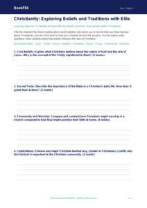 Understanding Christianity: Class 4 EVS & Moral Education Resource | BookFlik