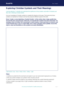 Christianity Lesson and Drawing Activity | Class 5 | EVS & Moral Education | BookFlik