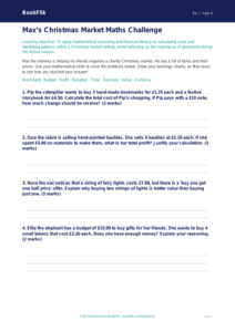 Christmas Activity Sheet for Class 4 | EVS & Moral Education | BookFlik