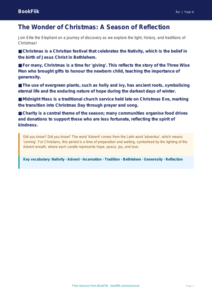 Free Christmas Poster | Class 4 | EVS / Moral Education | BookFlik