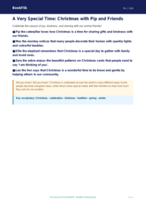 Free Christmas Poster | Nursery / LKG | EVS / Moral Education | BookFlik