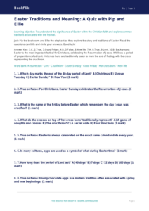 Easter Quiz for Class 5 | EVS & Moral Education | BookFlik