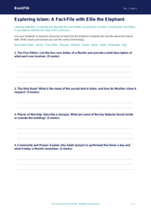 Class 5 Islam Culture and Traditions Worksheet | CBSE EVS | BookFlik
