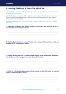 Sikhism Lesson for Class 5 | CBSE EVS & Moral Science | BookFlik