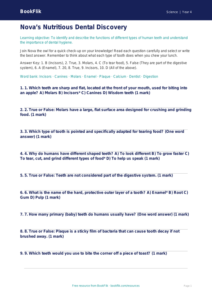 Free Teeth Quiz | Class 4 | Science | BookFlik