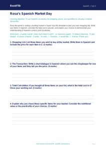 Spanish Shopping Vocabulary & Maths | Class 4 CBSE | BookFlik