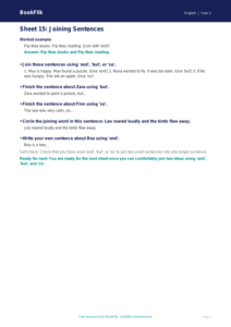 Free B Track Sheet | Class 1 | English | BookFlik