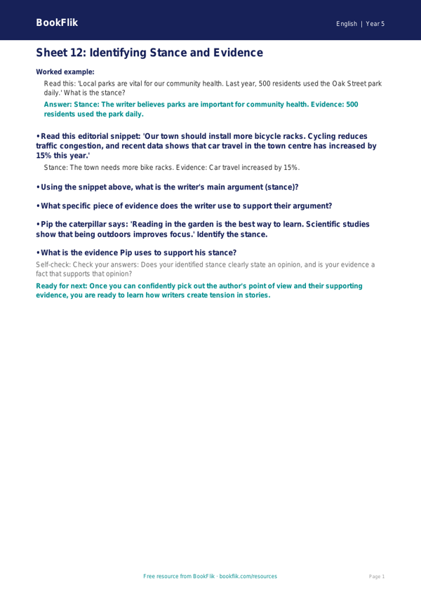 Class 5 English Grammar: F-Track Worksheet | CBSE Curriculum worksheet preview — English F