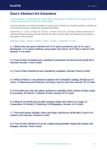Free Abstract Art Quiz | Year 5 Core | BookFlik