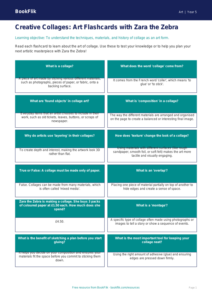 Free Collage Flashcards | Year 5 Core | BookFlik