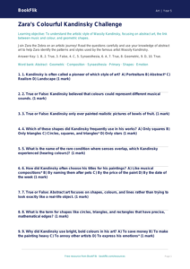 Free Kandinsky Quiz | Year 5 Core | BookFlik