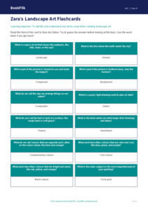 Free Landscapes Flashcards | Year 4 Supported | BookFlik