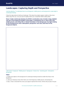 Free Landscapes Drawing Sheet | Year 5 Core | BookFlik